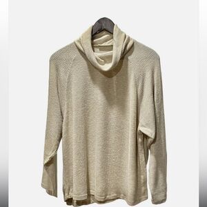 New Lush Cowl Neck Sweater in Oatmeal Small S NEW